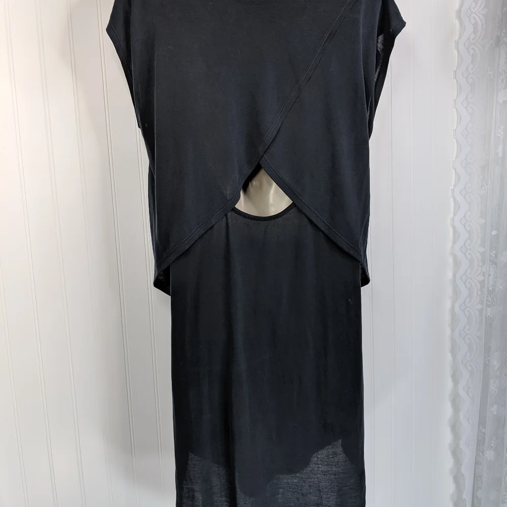 TROUVE Cape Open Back Modal Blend Dress Sz M - Picture 10 of 14